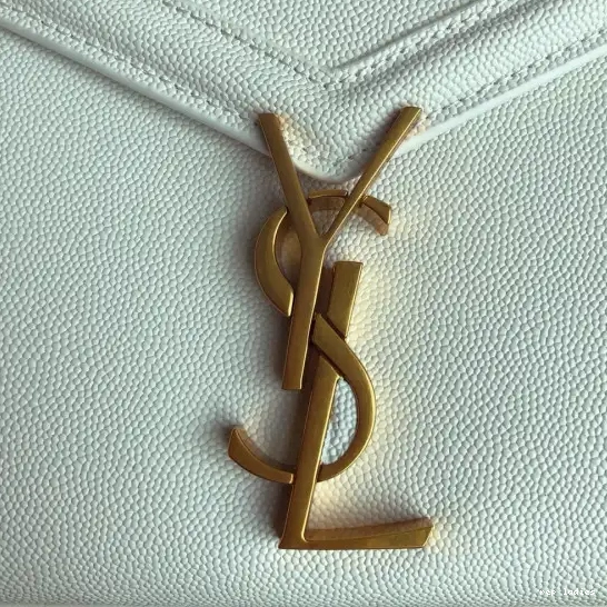 Repladies REP MINI DE BAG LEATHER TOP POUDRE YSL CASSANDRA EMBOSSED GRAIN IN HANDLE 0522